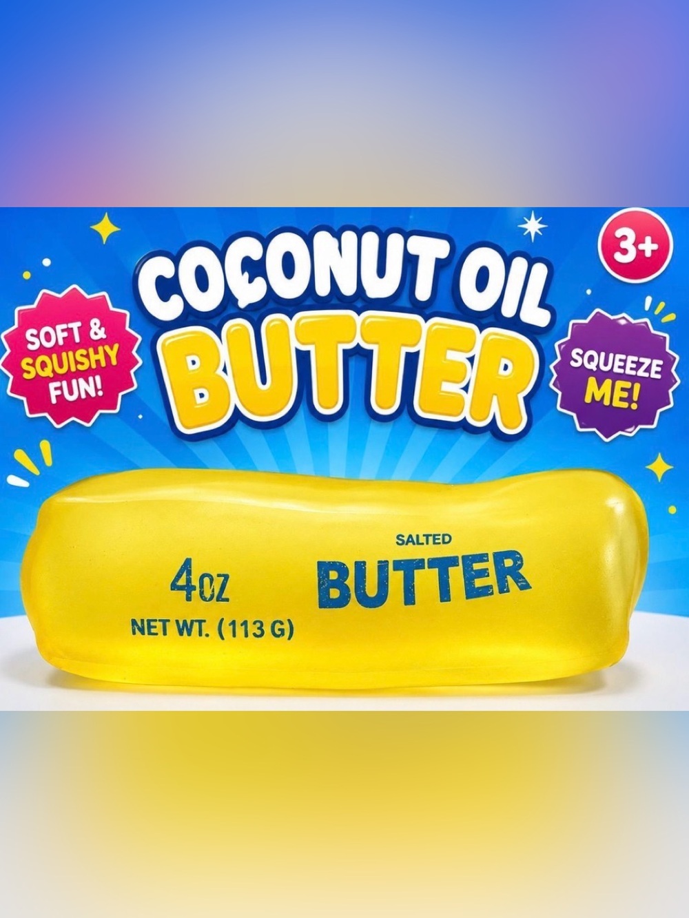 Coconut Oil Butter 🧈 Squeeze Toy
